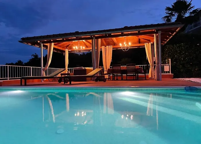 Villa Lovran - 150M To The Beach - Infinity Pool - Incredible Sea View - Fitness Room