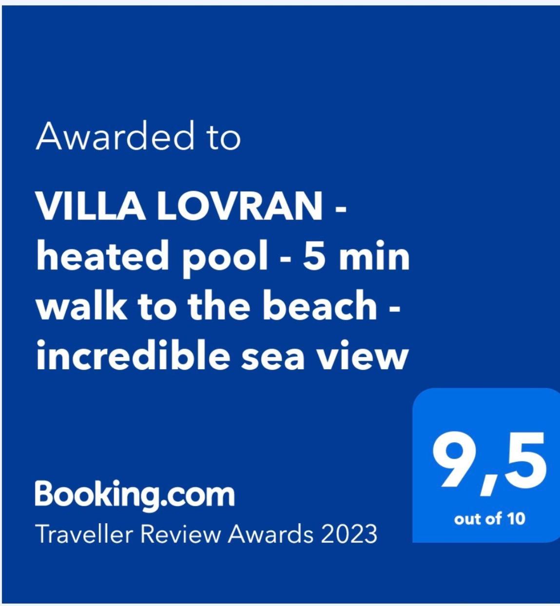 Villa - 150m To The - Infinity Pool - Incredible Sea View - Fitness Lovran