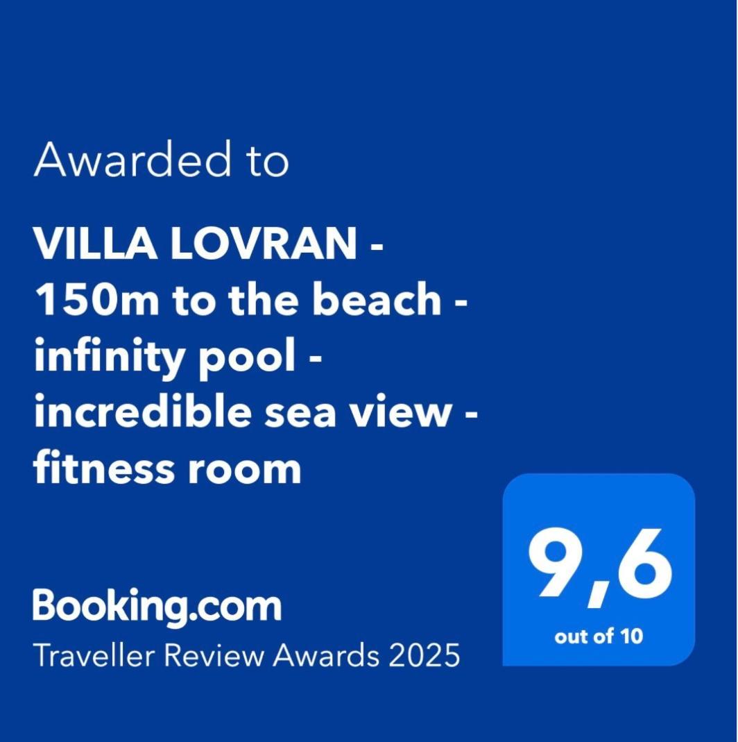- 150m To The - Infinity Pool - Incredible Sea View - Fitness Villa *